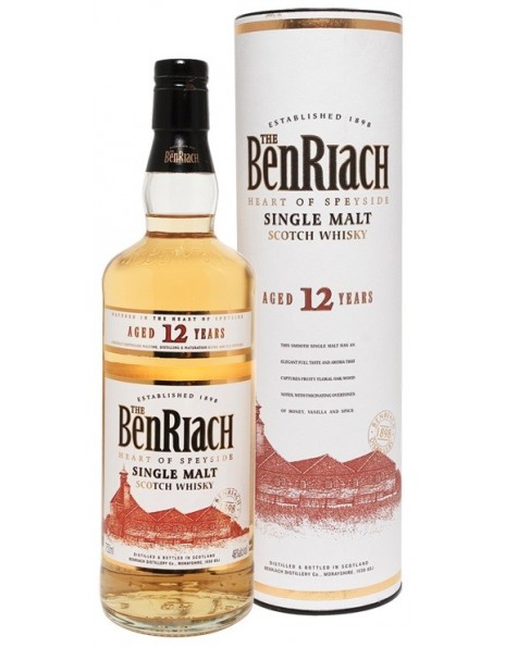 Виски Benriach 12 years old, In Tube, 0.7 л