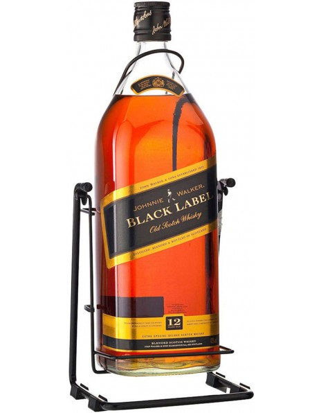 Виски Johnnie Walker, "Black Label", with cradle, in box, 3 л