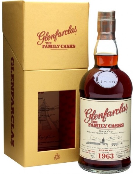 Виски Glenfarclas 1963 "Family Casks" (47,4%), gift box, 0.7 л