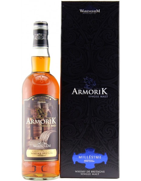 Виски "Armorik" Millesime (56,3%), 2002, gift box, 0.7 л