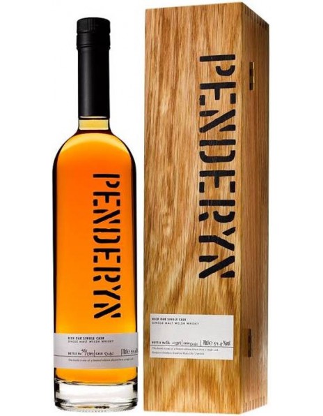 Виски Penderyn, Rich Oak Single Cask (59,8%), wooden box, 0.7 л