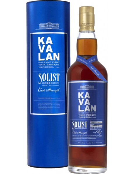 Виски Kavalan, "Solist" Vinho Barrique (59,4%), in tube, 0.7 л