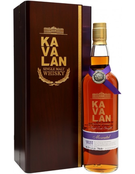 Виски Kavalan, "Solist" Moscatel Sherry Cask (56,3%), gift box, 0.7 л