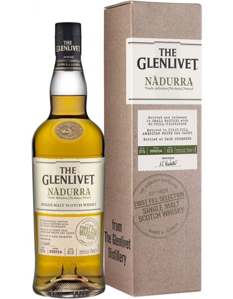 Виски Glenlivet, "Nadurra" First Fill Selection (63.1%), gift box, 0.7 л