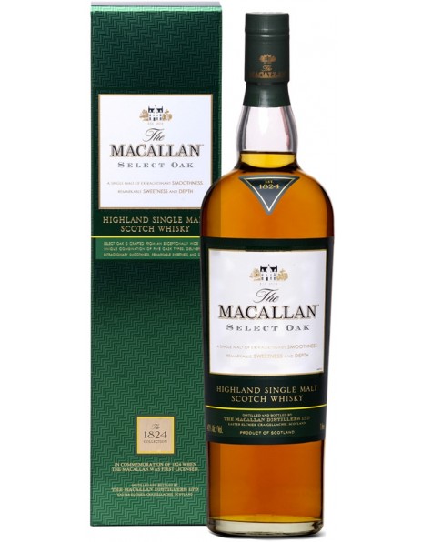 Виски The Macallan 1824 Collection, Select Oak, gift box, 1 л