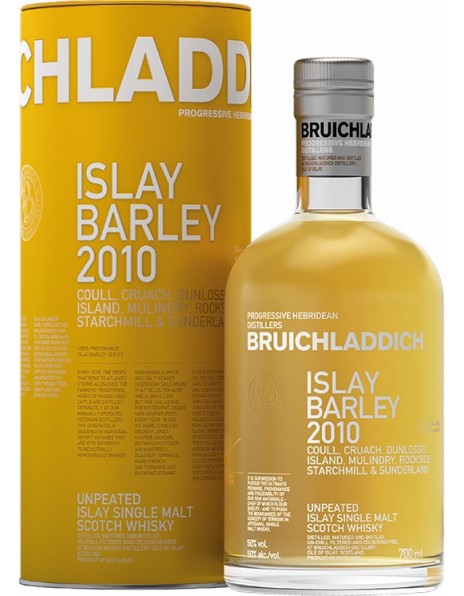 Виски Bruichladdich, "Islay Barley", in tube, 0.7 л