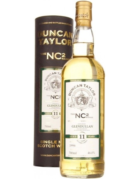 Виски "Glendullan" 11 Years Old, "NC2", 1996, in tube, 0.7 л