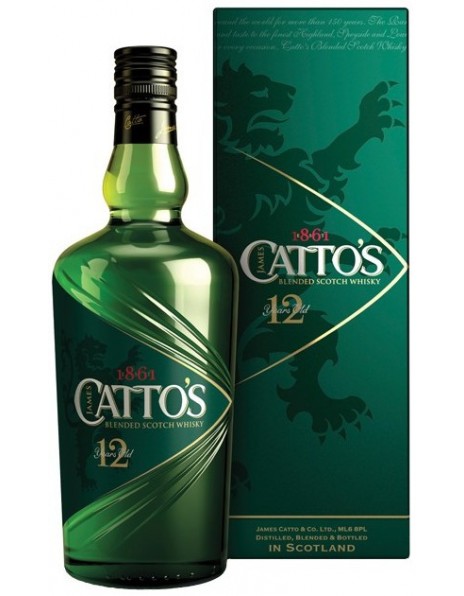 Виски Cattos, 12 Years Old, in gift box, 0.7 л