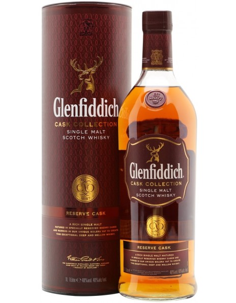 Виски Glenfiddich Cask Collection, Reserve Cask, in tube, 1 л