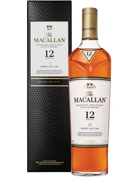 Виски Macallan "Sherry Oak" 12 Years Old, with box, 0.7 л