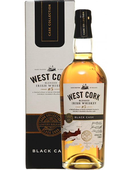 Виски "West Cork" Black Cask, gift box, 0.7 л