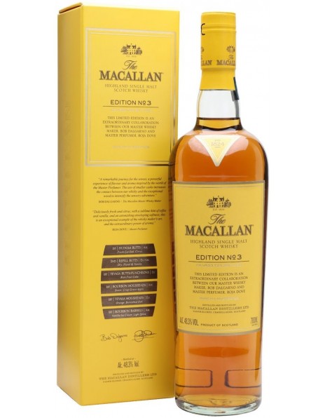 Виски "The Macallan" Edition №3, gift box, 0.7 л