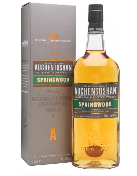 Виски Auchentoshan, "Springwood", gift box, 1 л