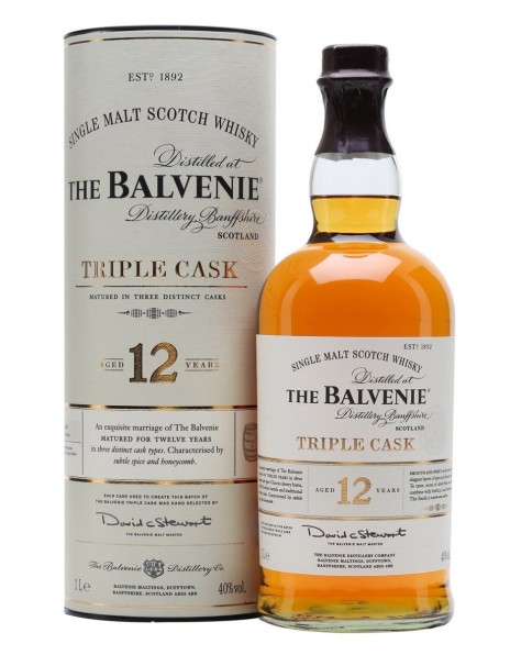 Виски Balvenie Triple Cask 12 Years Old, in tube, 1 л