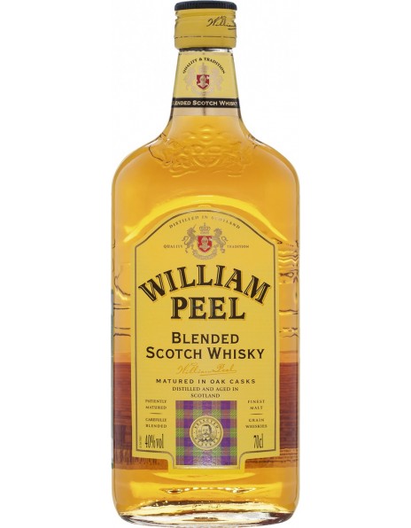 Виски "William Peel" Blended Scotch Whisky, 0.7 л