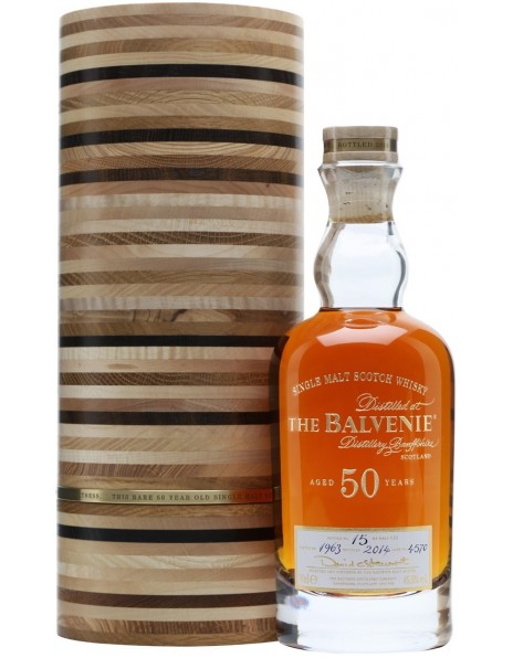 Виски "Balvenie" 50 Years Old (45,9%), in tube, 0.7 л