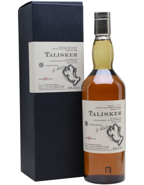 Виски Talisker 20 Years Old, gift box, 0.7 л