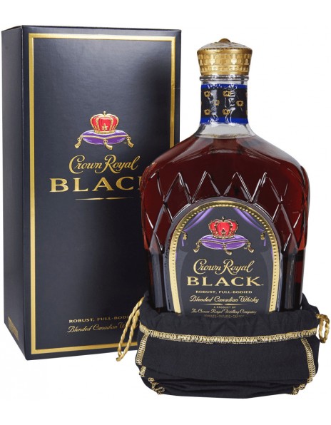 Виски "Crown Royal" Black, gift box, 1 л